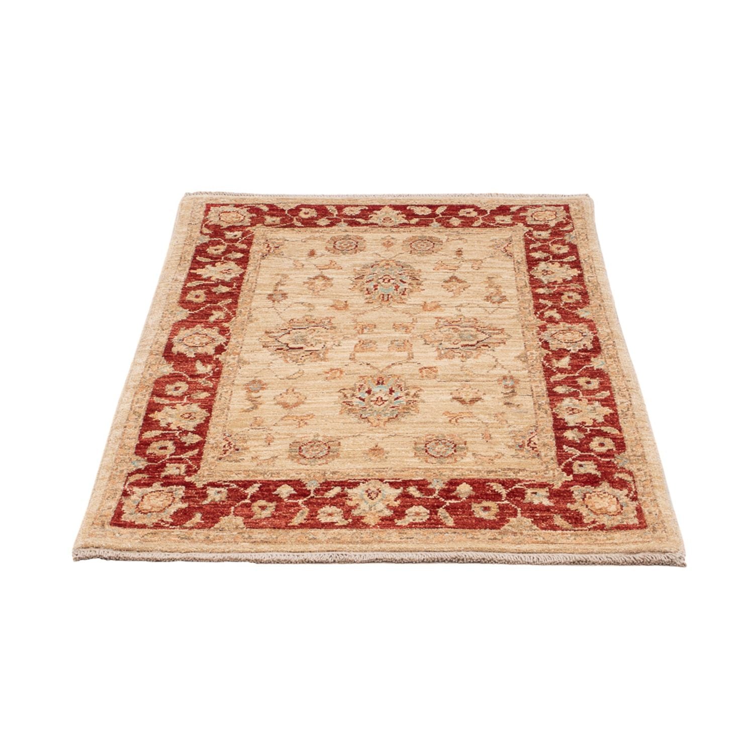 Ziegler Teppich - 114 x 72 cm - beige