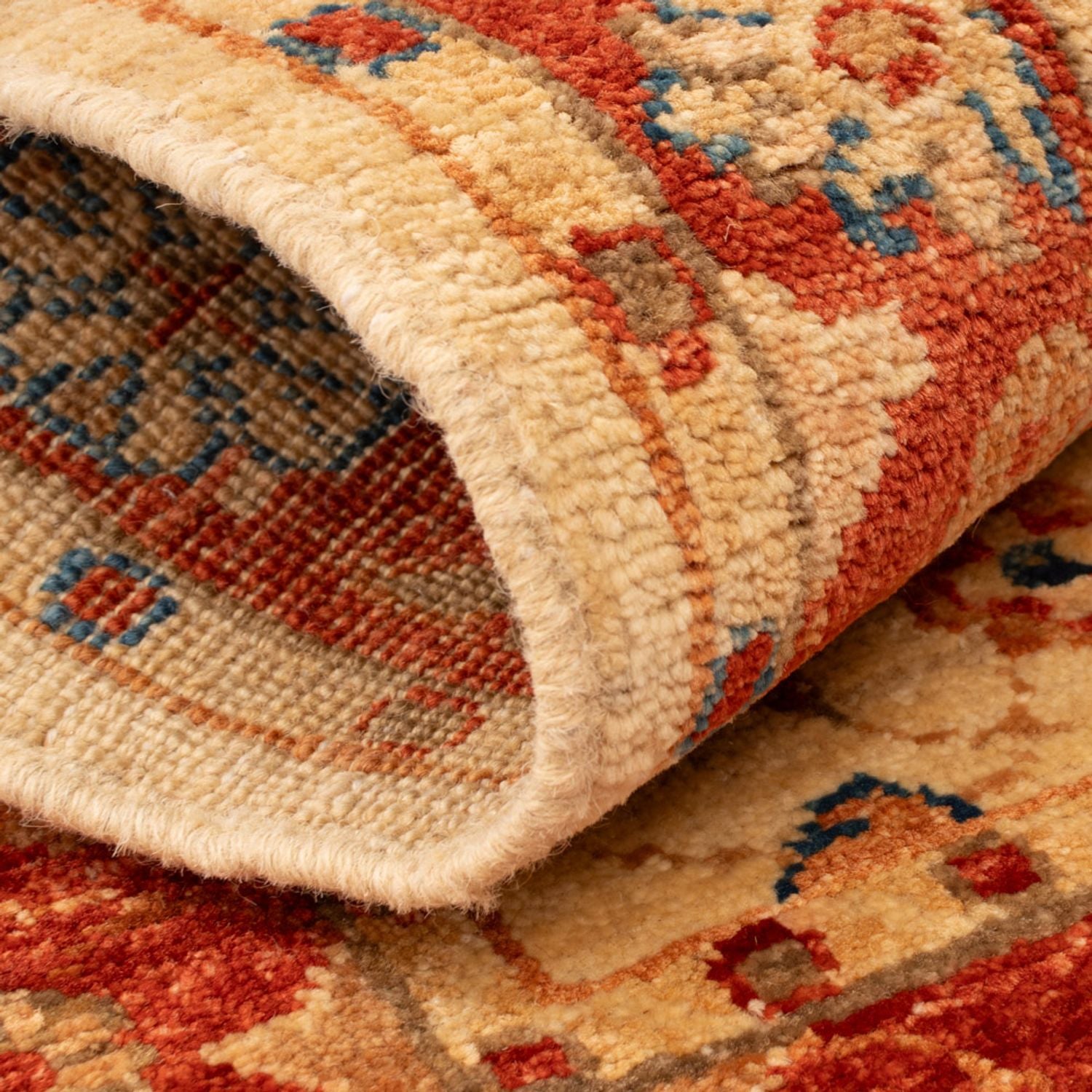 Ziegler Teppich - 92 x 63 cm - beige