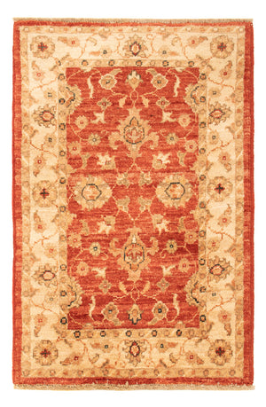 Ziegler Teppich - 88 x 57 cm - rot