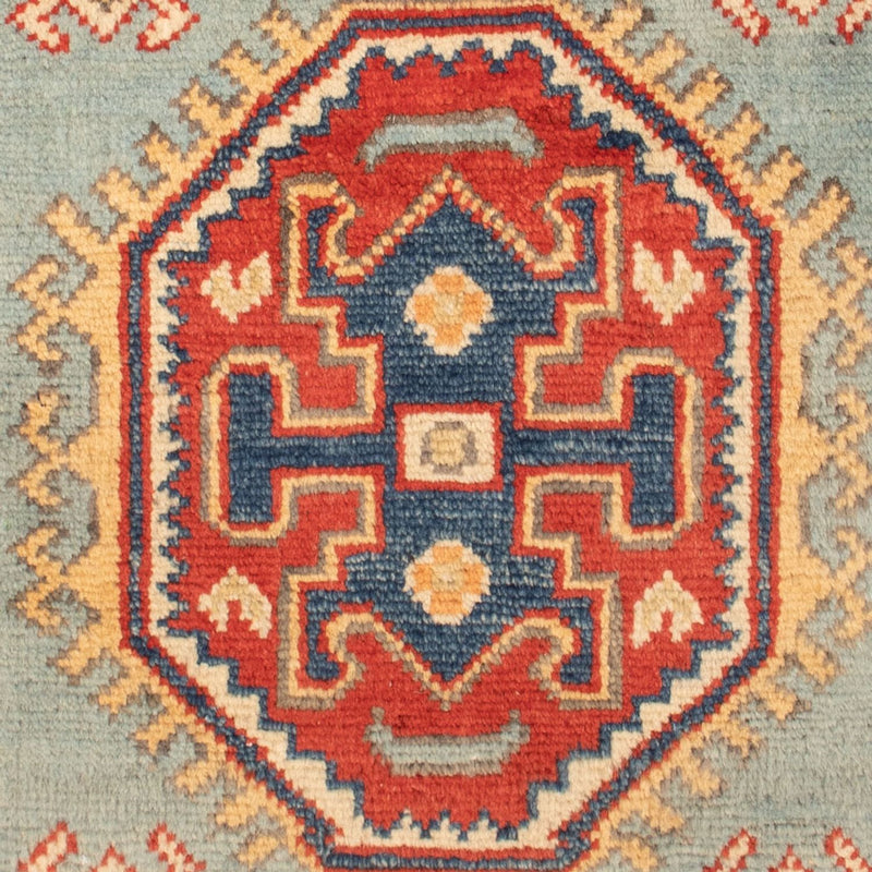 Ziegler Teppich - Kazak - 87 x 58 cm - hellblau
