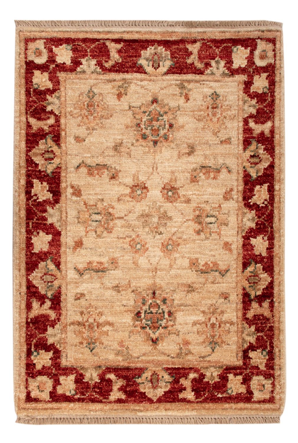 Ziegler Teppich quadratisch  - 71 x 51 cm - beige