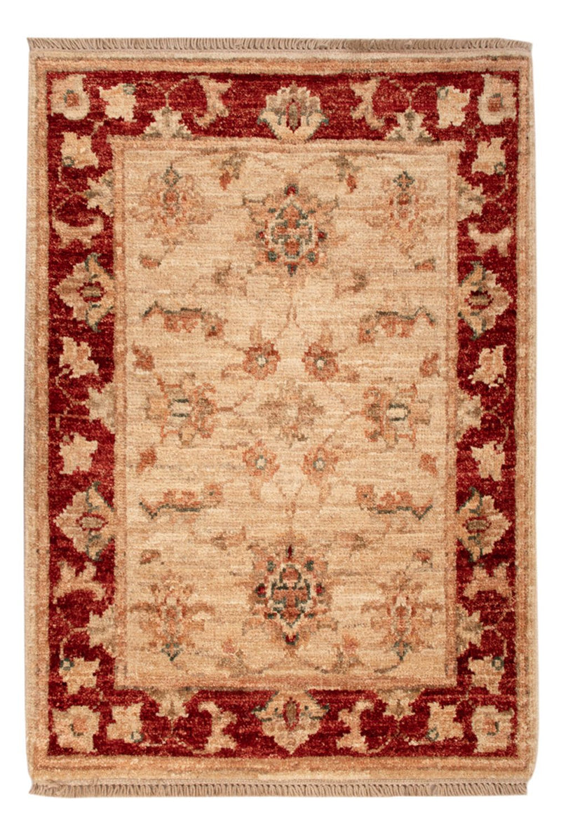 Ziegler Teppich quadratisch  - 71 x 51 cm - beige