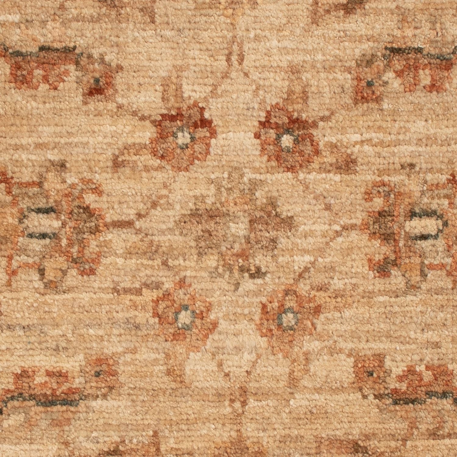 Ziegler Teppich quadratisch  - 71 x 51 cm - beige