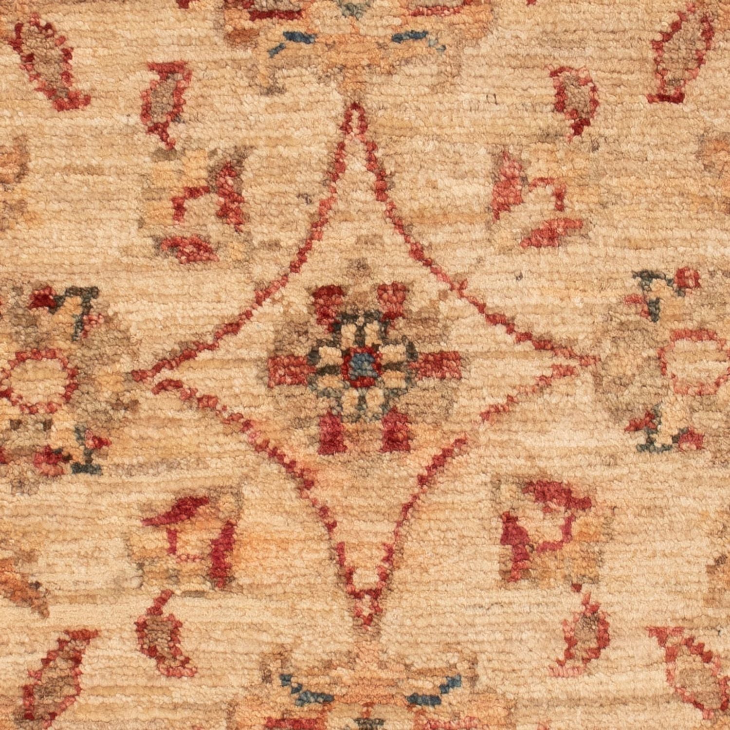 Ziegler Teppich - 72 x 51 cm - beige