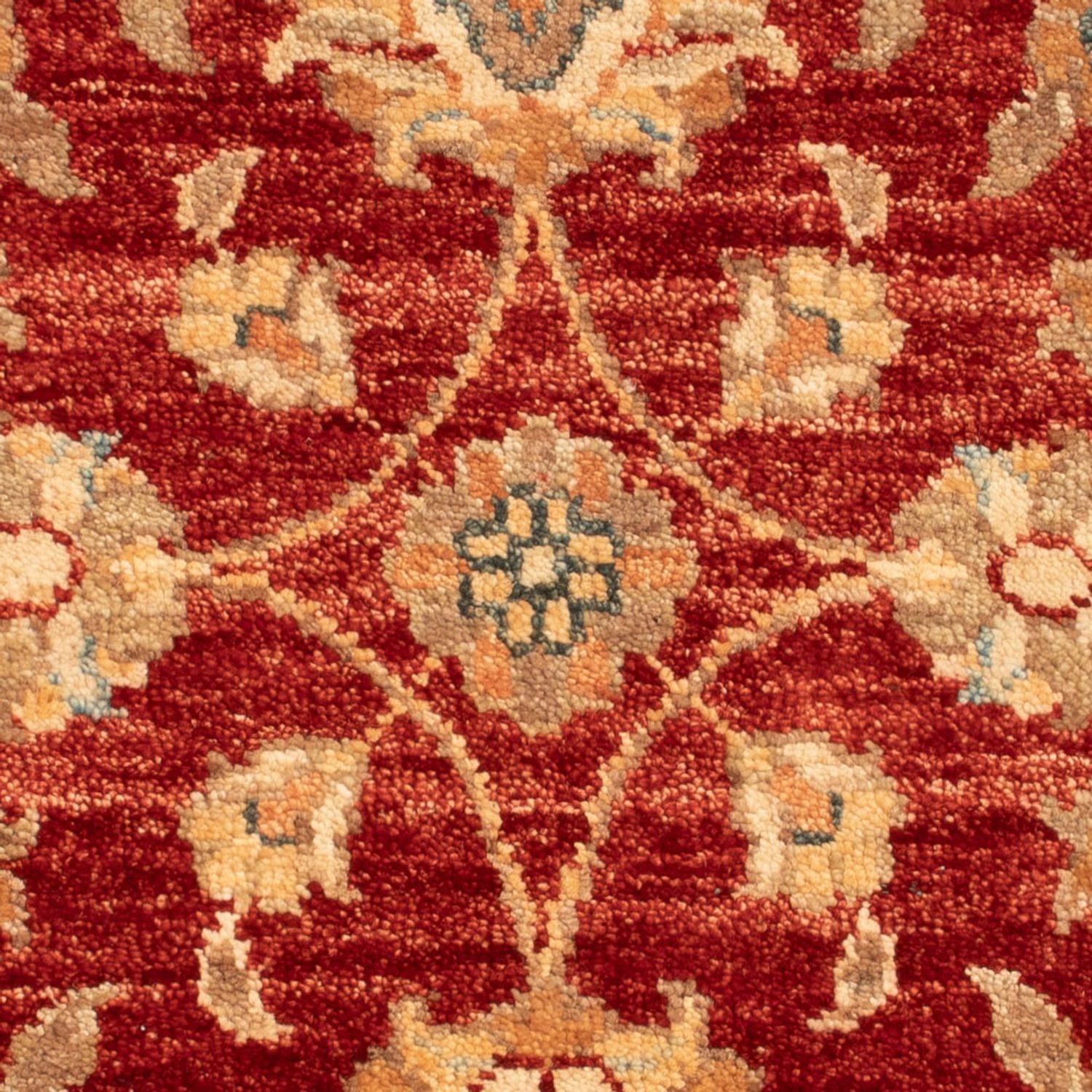Ziegler Teppich - 67 x 53 cm - bordeauxrot