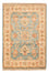 Ziegler Teppich - 71 x 50 cm - hellblau