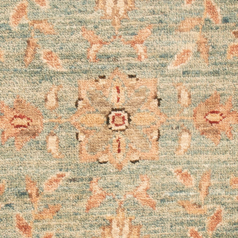 Ziegler Teppich - 73 x 50 cm - hellblau