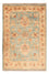 Ziegler Teppich - 75 x 51 cm - hellblau