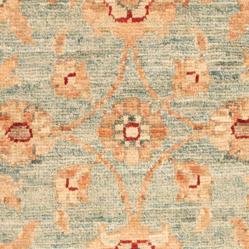 Ziegler Teppich - 75 x 51 cm - hellblau