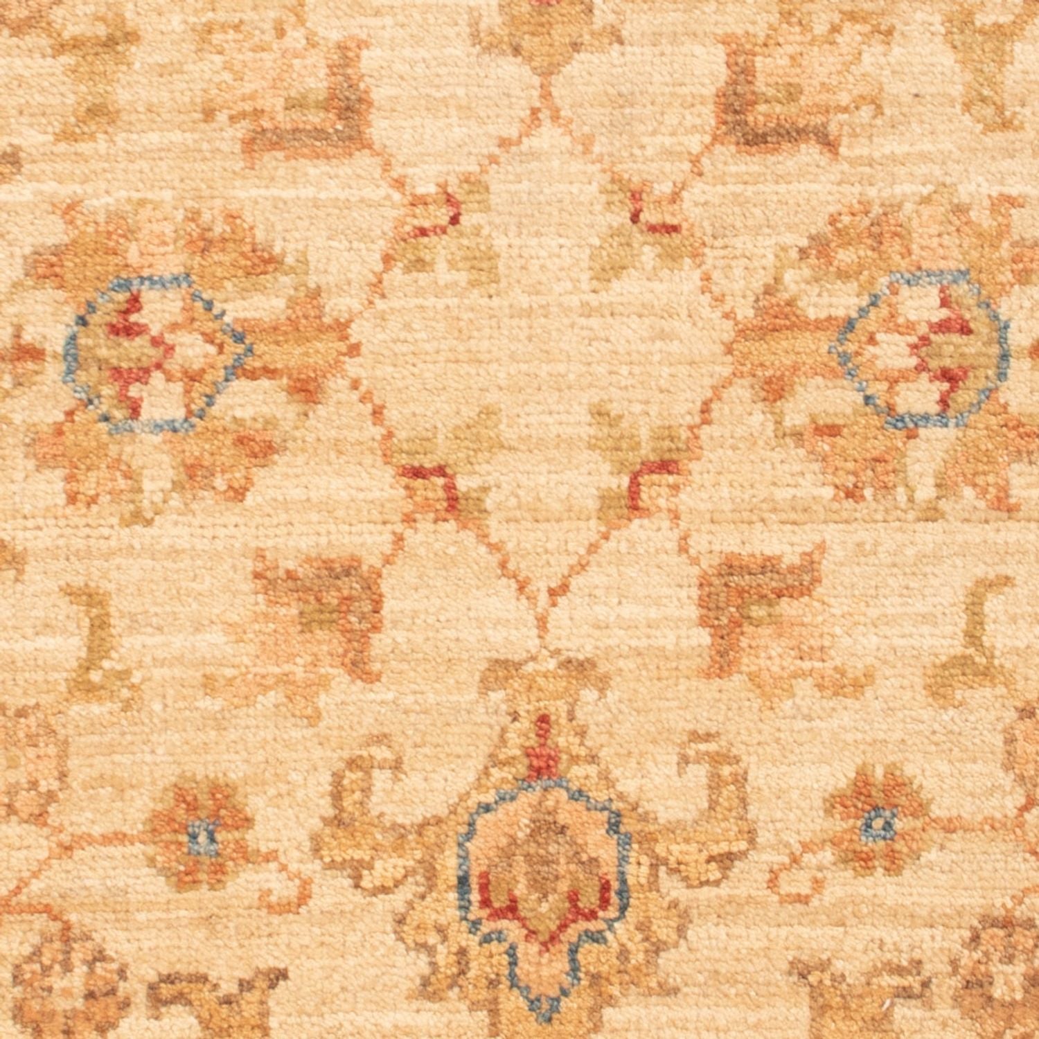 Ziegler Teppich - 92 x 62 cm - beige