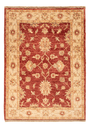 Ziegler Teppich - 85 x 60 cm - bordeauxrot