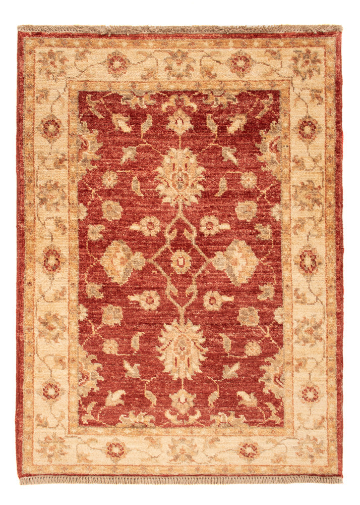 Ziegler Teppich - 85 x 60 cm - bordeauxrot