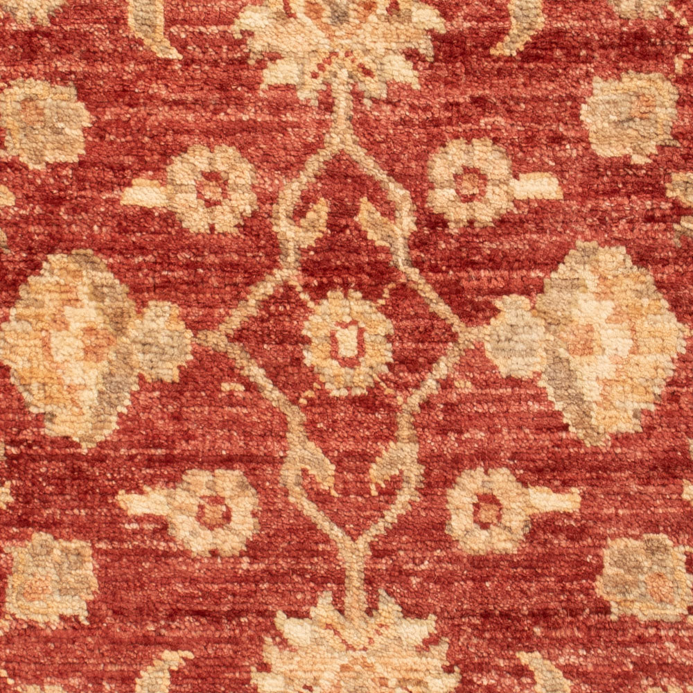 Ziegler Teppich - 85 x 60 cm - bordeauxrot