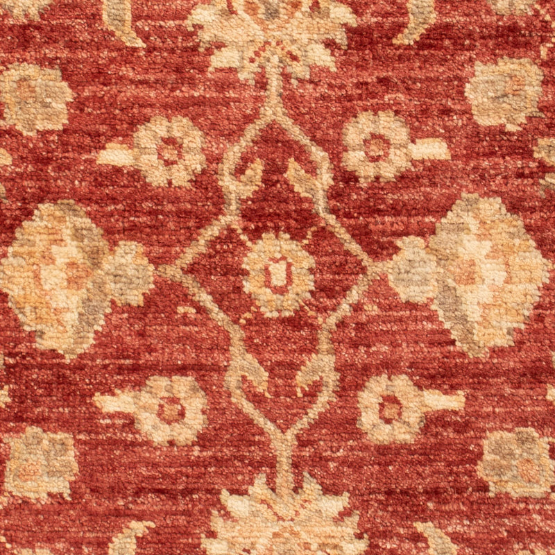 Ziegler Teppich - 85 x 60 cm - bordeauxrot