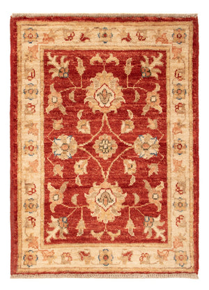 Ziegler Teppich - 73 x 54 cm - bordeauxrot