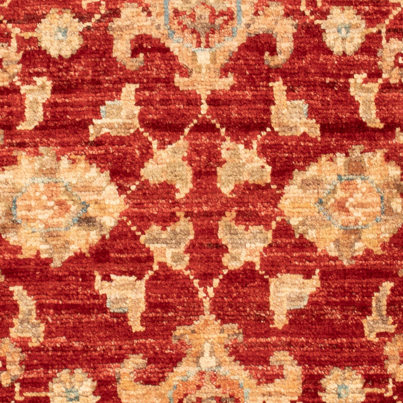 Ziegler Teppich - 90 x 61 cm - bordeauxrot