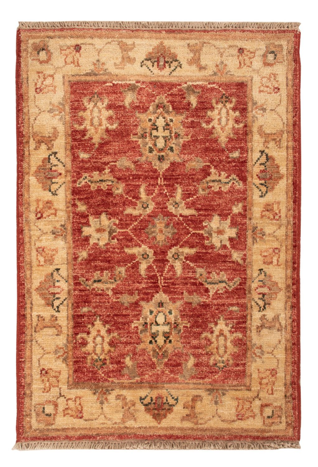 Ziegler Teppich - 74 x 50 cm - rot