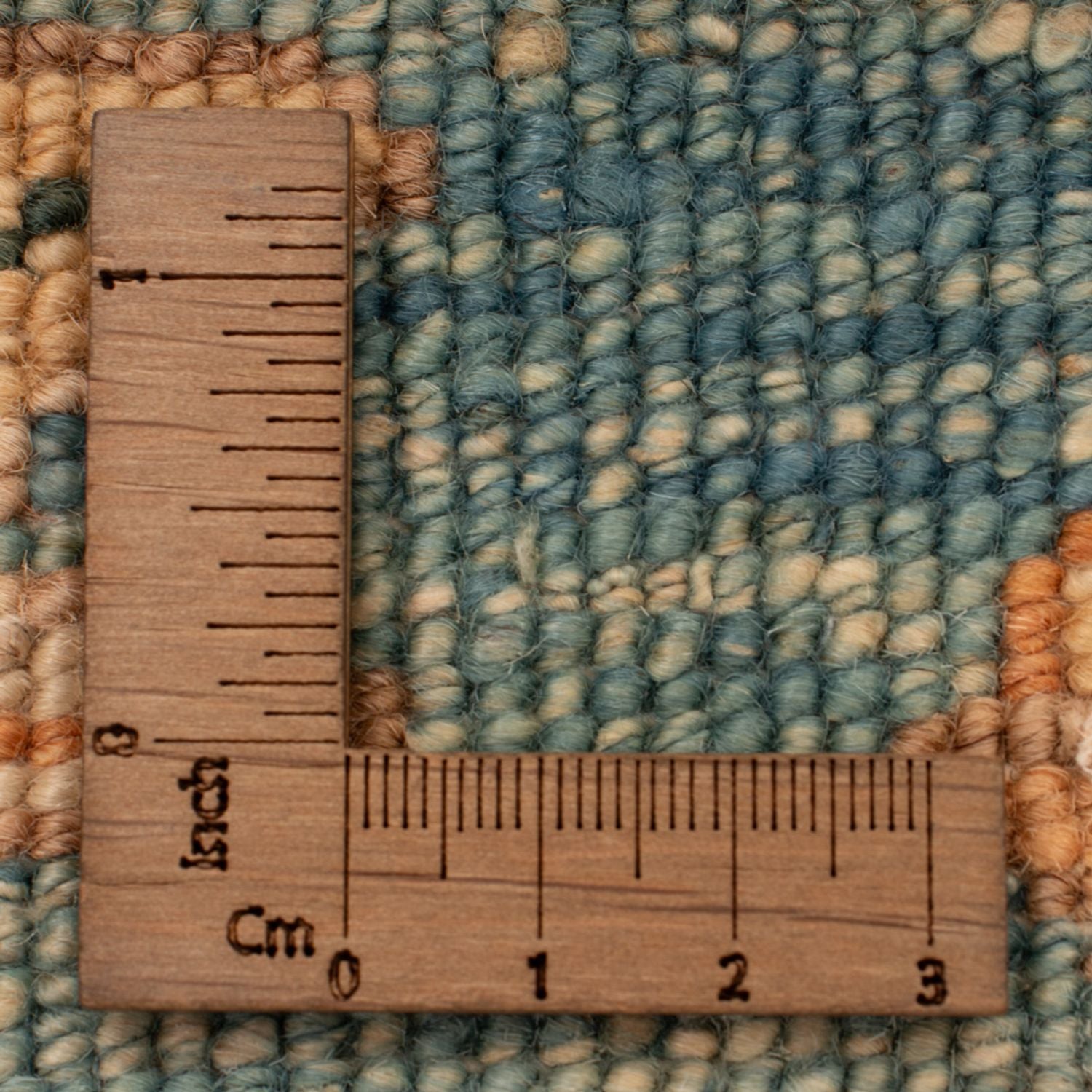Ziegler Teppich - 66 x 55 cm - grün