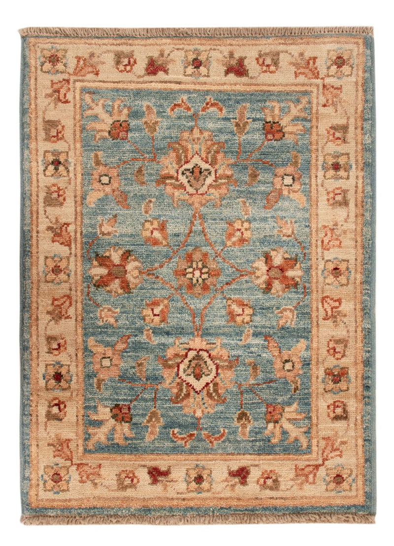 Ziegler Teppich - 70 x 51 cm - grün