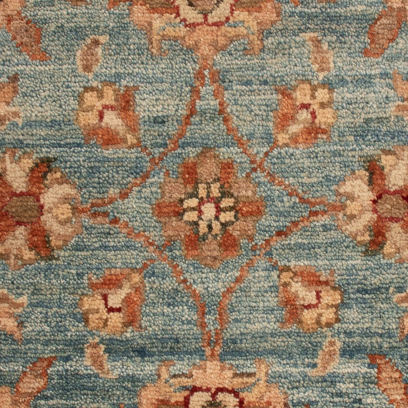 Ziegler Teppich - 70 x 51 cm - grün