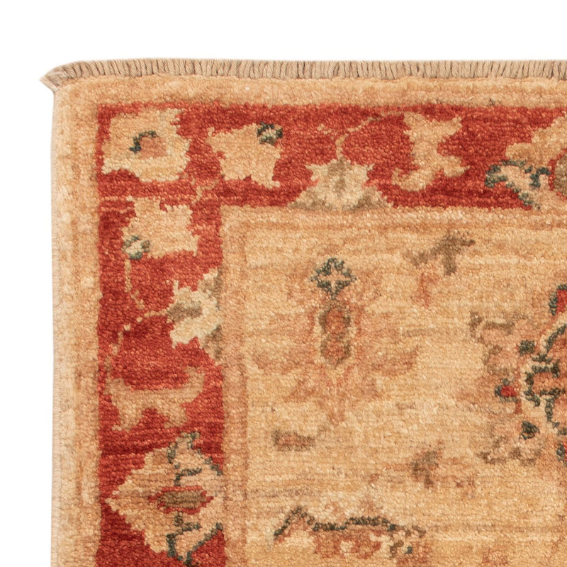 Ziegler Teppich - 62 x 48 cm - dunkelbeige