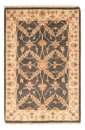 Ziegler Teppich - 90 x 60 cm - schwarz