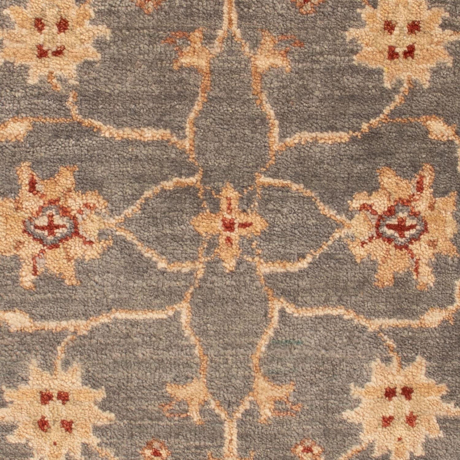 Ziegler Teppich - 90 x 60 cm - schwarz