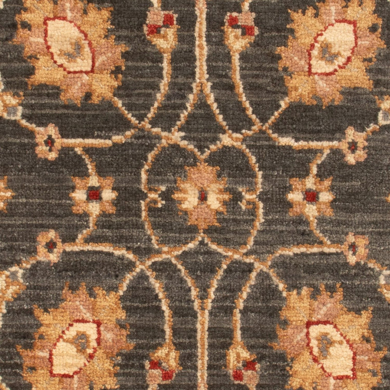 Ziegler Teppich - 90 x 60 cm - schwarz