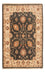 Ziegler Teppich - 90 x 60 cm - schwarz