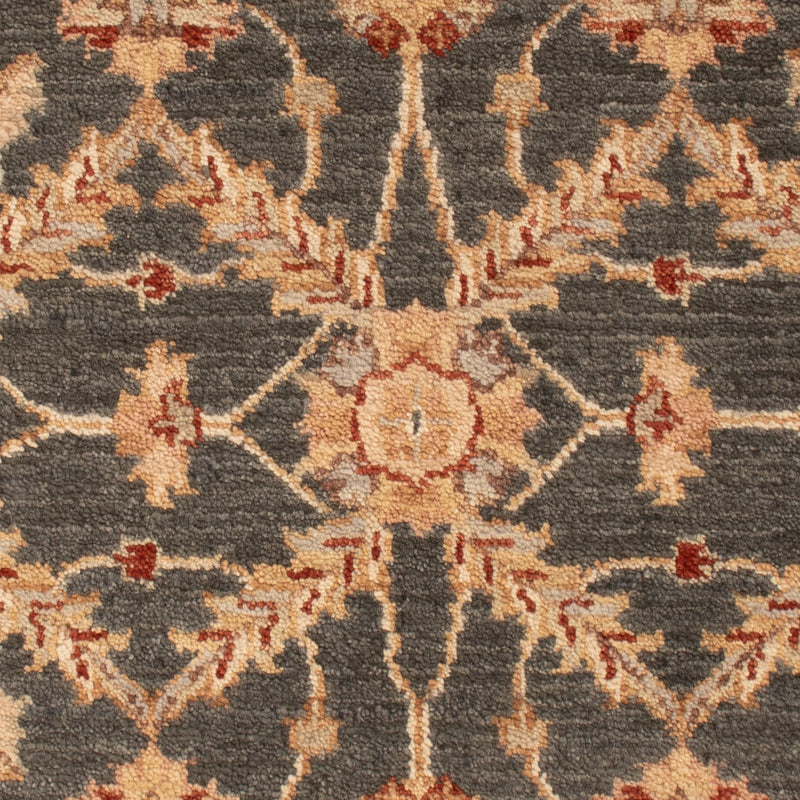 Ziegler Teppich - 90 x 60 cm - schwarz
