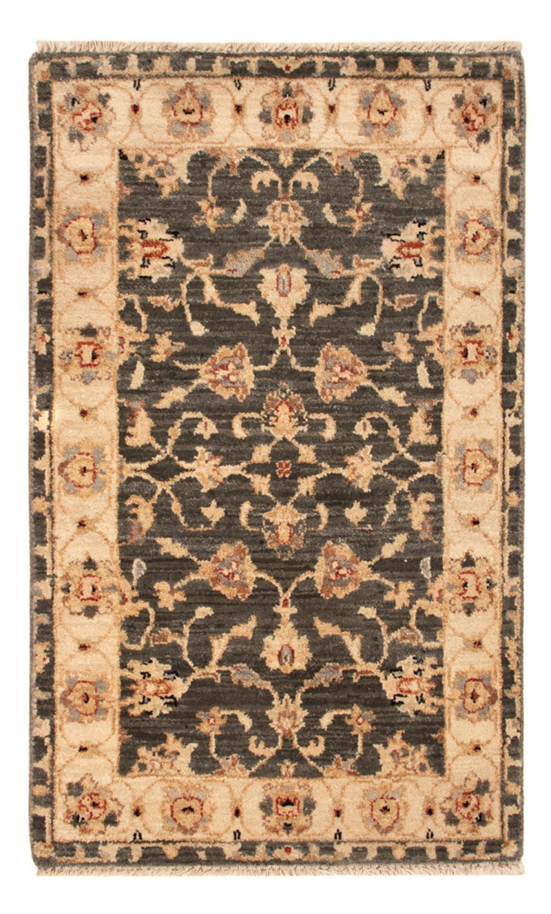 Ziegler Teppich - 90 x 60 cm - schwarz
