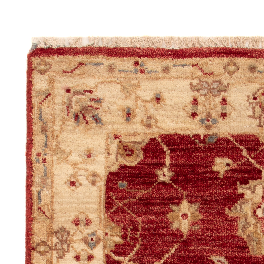Ziegler Teppich - 90 x 60 cm - bordeauxrot