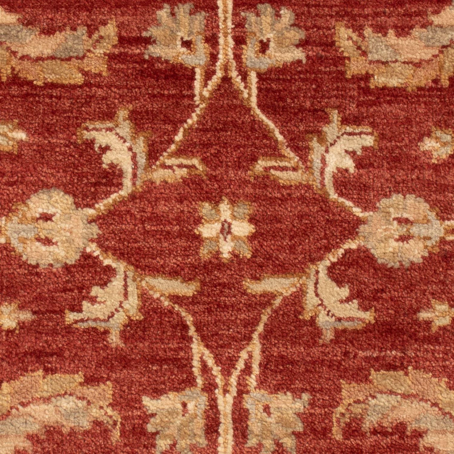 Ziegler Teppich - 90 x 60 cm - bordeauxrot