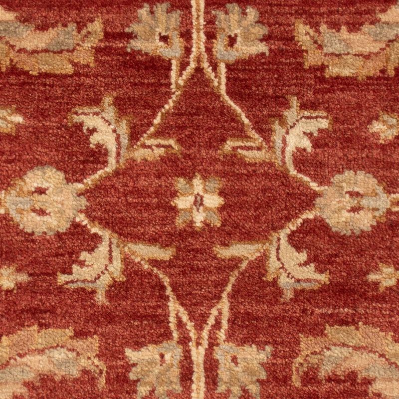 Ziegler Teppich - 90 x 60 cm - bordeauxrot