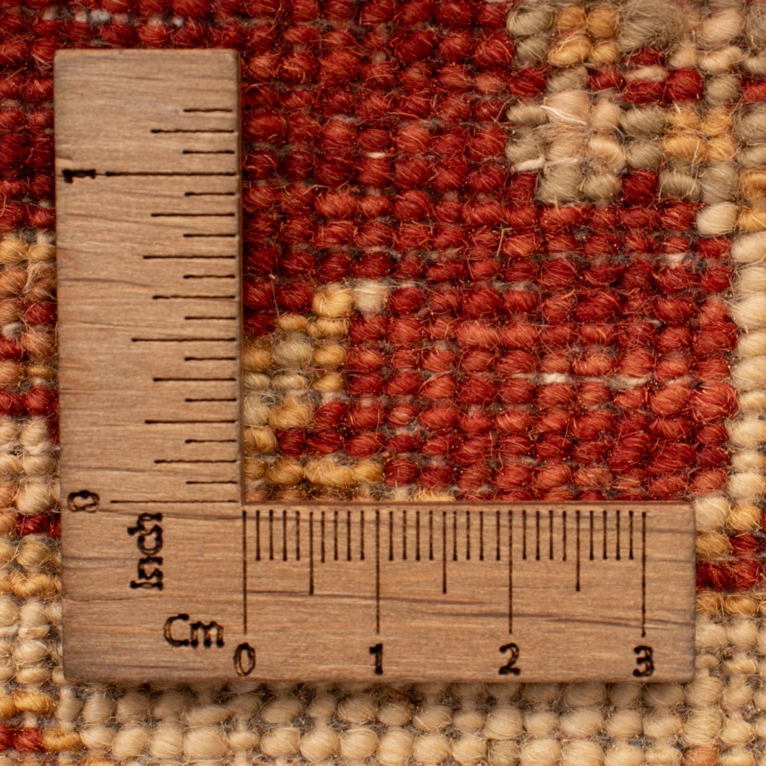 Ziegler Teppich - 90 x 60 cm - bordeauxrot