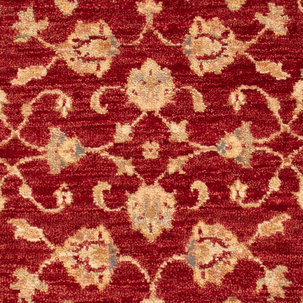 Ziegler Teppich - 90 x 60 cm - bordeauxrot