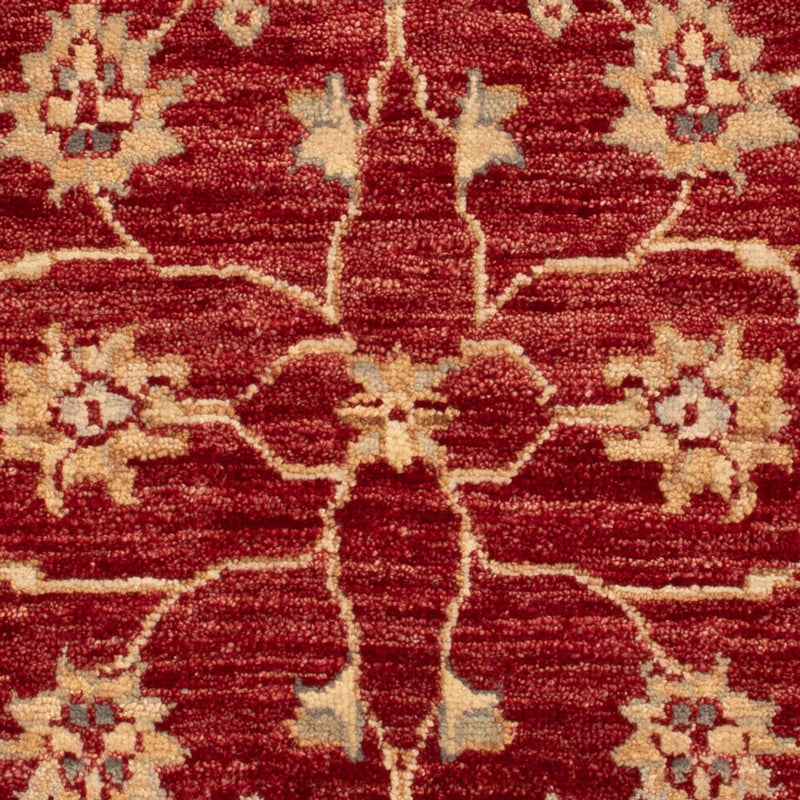 Ziegler Teppich - 90 x 60 cm - bordeauxrot