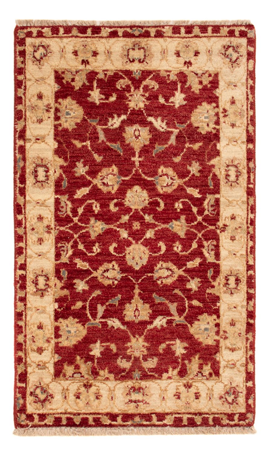 Ziegler Teppich - 90 x 60 cm - bordeauxrot