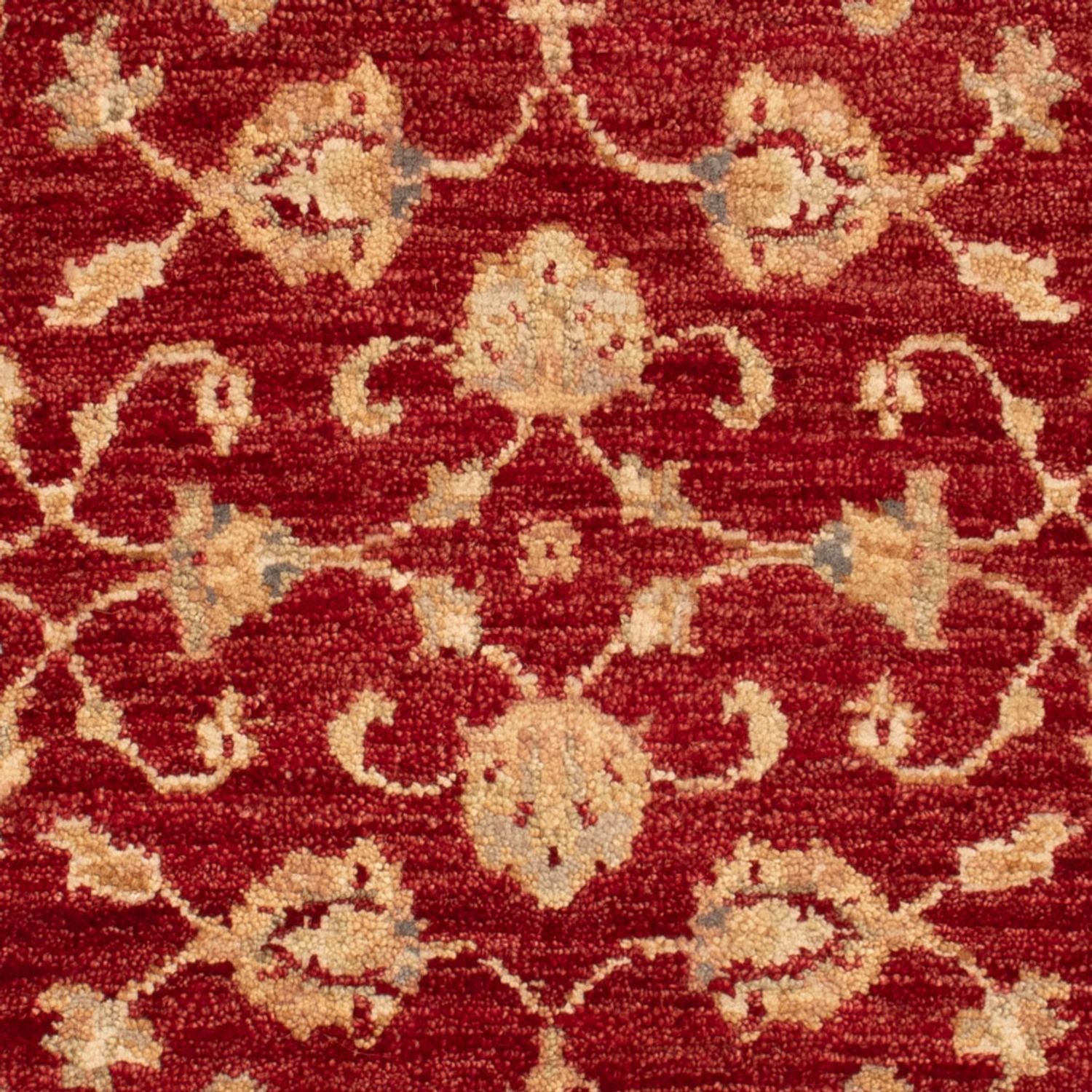 Ziegler Teppich - 90 x 60 cm - bordeauxrot
