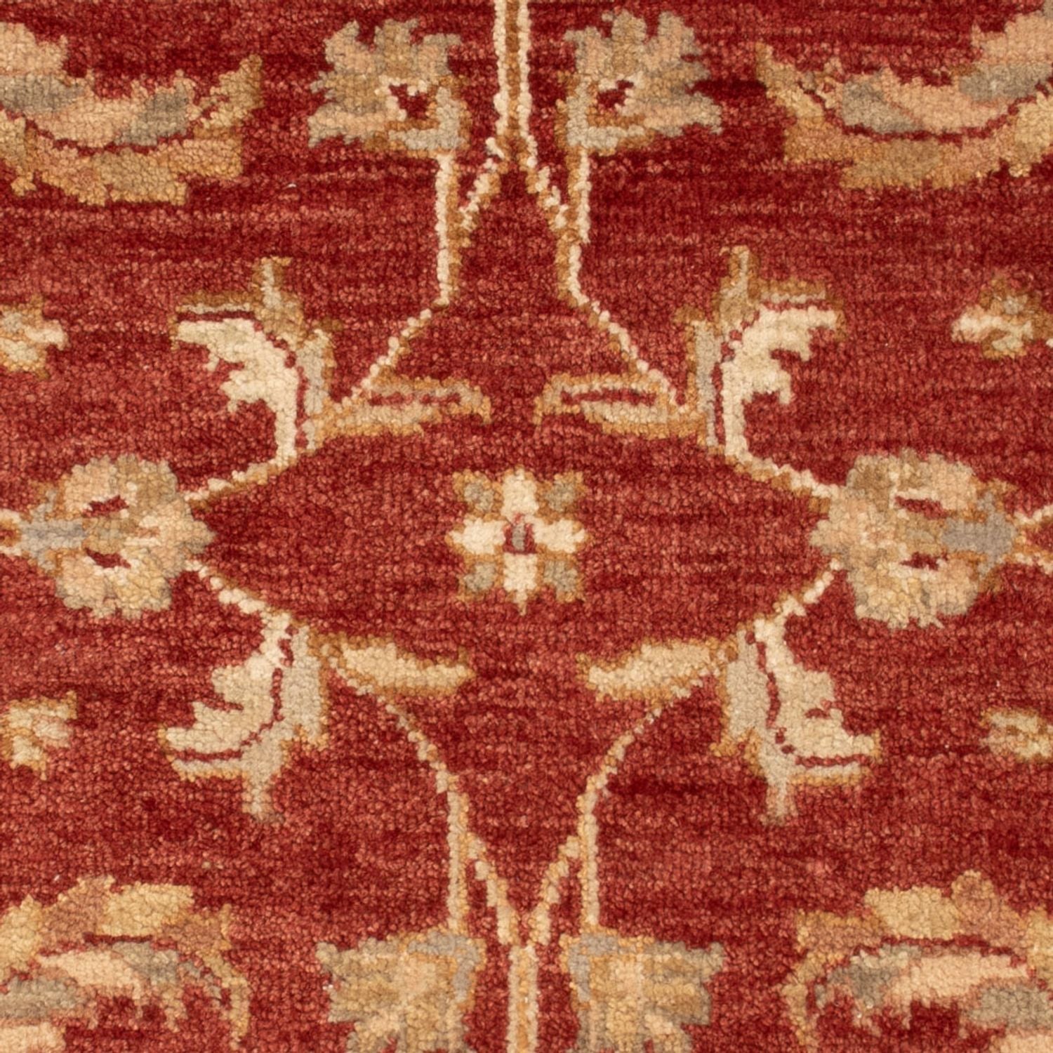 Ziegler Teppich - 90 x 60 cm - bordeauxrot