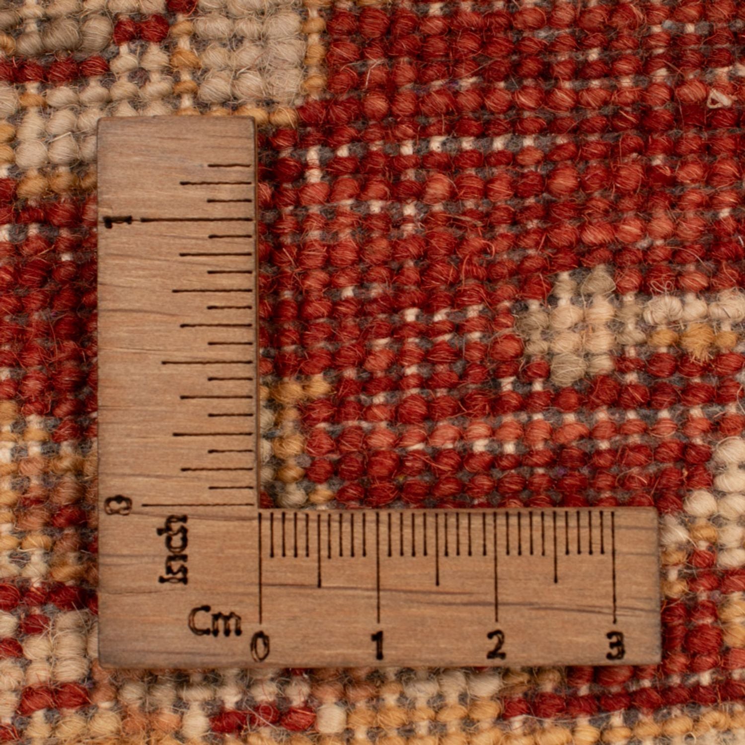 Ziegler Teppich - 90 x 60 cm - bordeauxrot