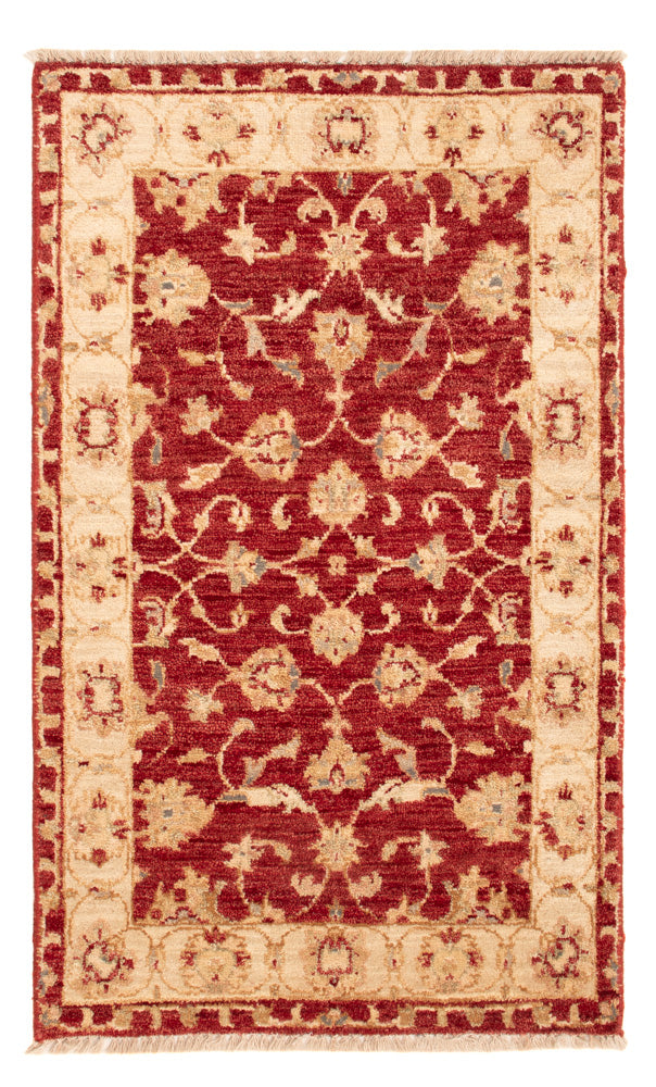 Ziegler Teppich - 90 x 60 cm - bordeauxrot