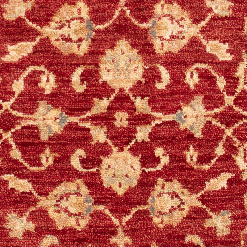 Ziegler Teppich - 90 x 60 cm - bordeauxrot