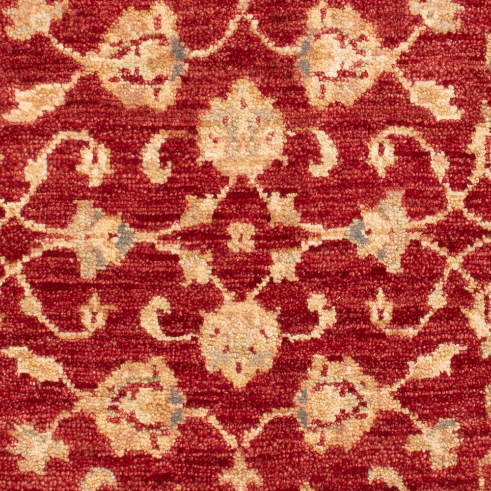 Ziegler Teppich - 90 x 60 cm - bordeauxrot