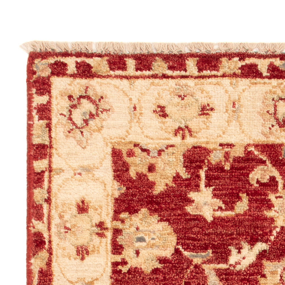 Ziegler Teppich - 90 x 60 cm - bordeauxrot