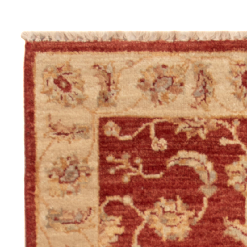 Ziegler Teppich - 90 x 60 cm - bordeauxrot