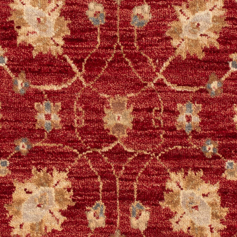 Ziegler Teppich - 90 x 60 cm - bordeauxrot