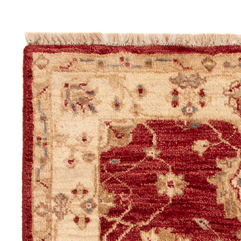 Ziegler Teppich - 90 x 60 cm - bordeauxrot