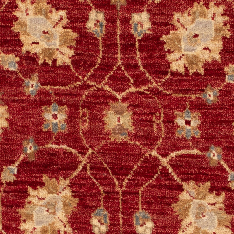 Ziegler Teppich - 90 x 60 cm - bordeauxrot