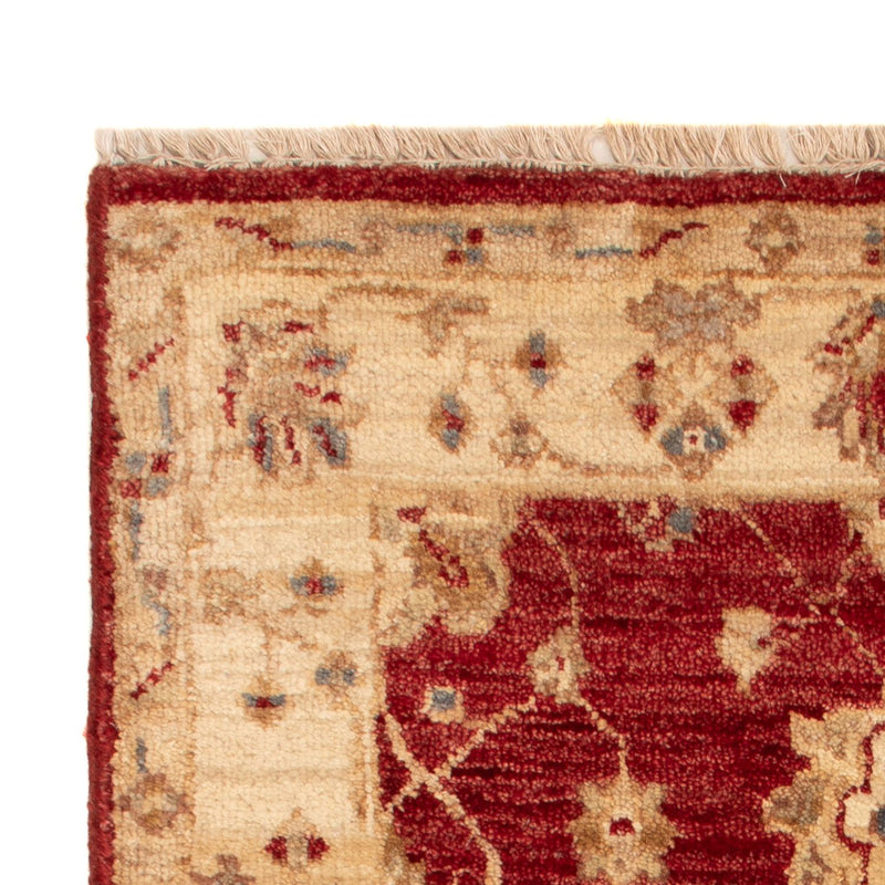 Ziegler Teppich - 90 x 60 cm - bordeauxrot